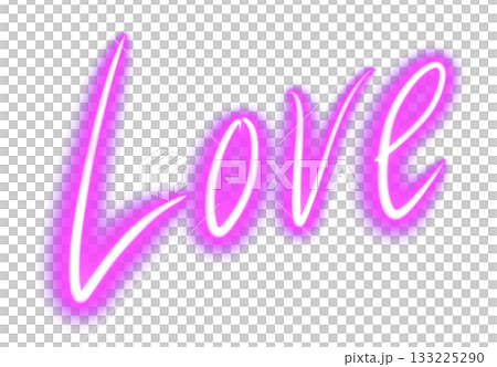 Neon Sign Word Love, Retro 80s 70s Disco Lettering. Valentine's Day Templates Design Element Png Neon Sign Word Love, Retro 80s 70s Disco Lettering. Valentine's Day Templates Design Element Png 133225290