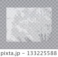 Glossy Transparent Cellophane Vector Foil 133225588