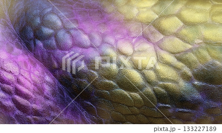 Shimmering Dragon Scales Reveal Intricate Textures and Vibrant Colors Under Soft Light Shimmering Dragon Scales Reveal Intricate Textures and Vibrant Colors Under Soft Light 133227189