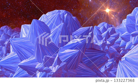 Close up View of Star Cluster Arranged in a Geometric Cosmic Formation in the Night Sky Close up View of Star Cluster Arranged in a Geometric Cosmic Formation in the Night Sky 133227368