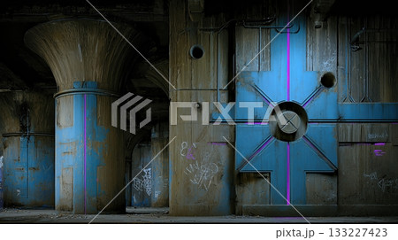 Mysterious Glow in Desolate Industrial Complex Reveals Intriguing Structures at Night Mysterious Glow in Desolate Industrial Complex Reveals Intriguing Structures at Night 133227423
