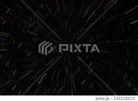 放射状に広がる星の背景 133228223