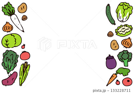 野菜のイラスト素材 133228711