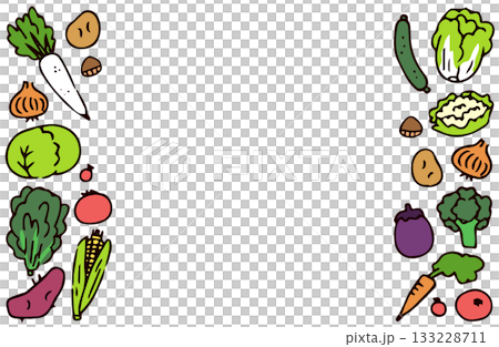 野菜のイラスト素材 133228711