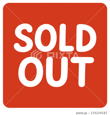 SOLD OUTの文字 133229187