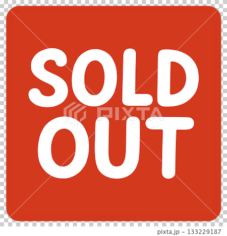 SOLD OUTの文字 133229187