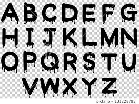 アルファベットのイラスト 133229785