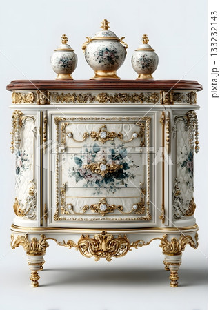 3D sideboard isolated on white background 133232143