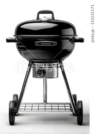 3D barbecue grill isolated on white background 133232171