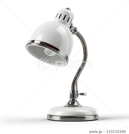 3D table lamp isolated on white background LED light 133232500