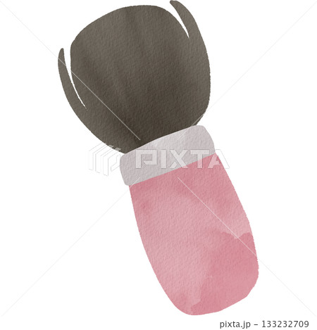 水彩風のメイクブラシのイラスト 133232709