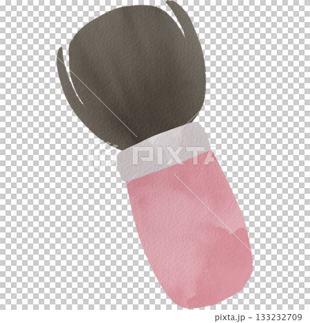 水彩風のメイクブラシのイラスト 133232709