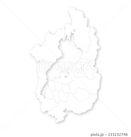 滋賀県と市町村の白地図 133232746