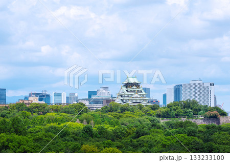 大阪城公園の風景 大阪城公園の風景 133233100