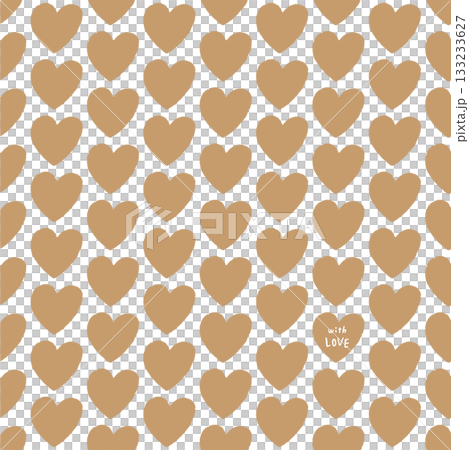 Valentine's Day pattern background with gold hand-drawn hearts - a cute design that expresses love and romance Valentine's Day pattern background with gold hand-drawn hearts - a cute design that expresses love and romance 133233627