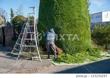 Japanese Gardener 133234297