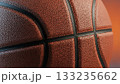 バスケットボール表面の質感・極寄りテクスチャ 133235662