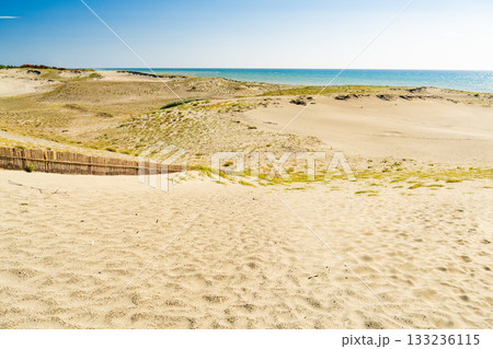 《静岡県》中田島砂丘・晴天下の風景 133236115