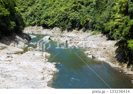 嵯峨野トロッコ列車の風景 嵯峨野トロッコ列車の風景 133236414