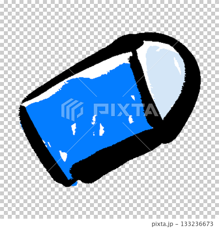 筆觸橡皮擦插圖 筆觸橡皮擦插圖 133236673