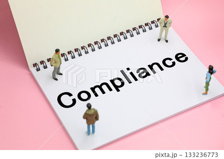 コンプライアンスの文字素材 コンプライアンスの文字素材 133236773