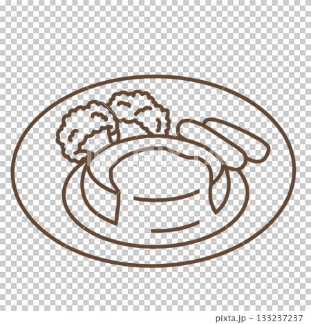 ハンバーグ　B-1 133237237