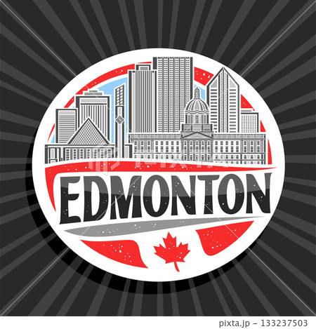 Vector logo for Edmonton 133237503