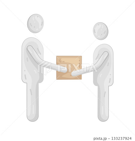 Illustration of handover Illustration of handover 133237924