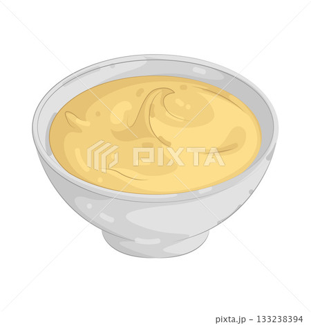 Illustration of cheese sauce Illustration of cheese sauce 133238394
