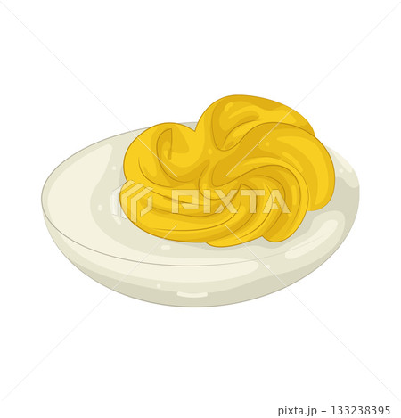 Illustration of deviled egg 133238395