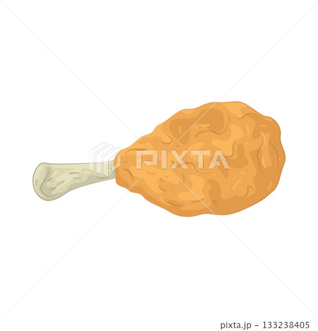 Illustration of chicken drumstick Illustration of chicken drumstick 133238405