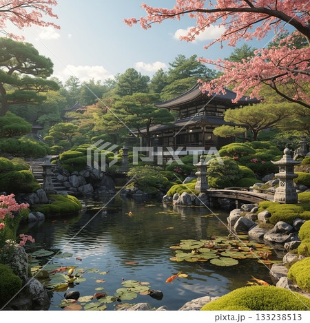 日本庭園 133238513