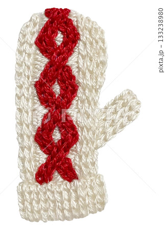 【手袋】手刺繍イラスト素材 133238980