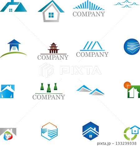 Logo, real estate, houses, roofs, logo collection, real estate logo collection Logo, real estate, houses, roofs, logo collection, real estate logo collection 133239338