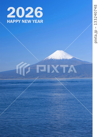 年賀状 2026 富士山 年賀状 2026 富士山 133240748