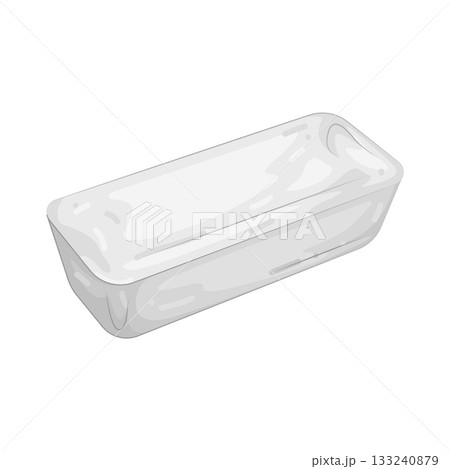 Illustration of silver bar 133240879