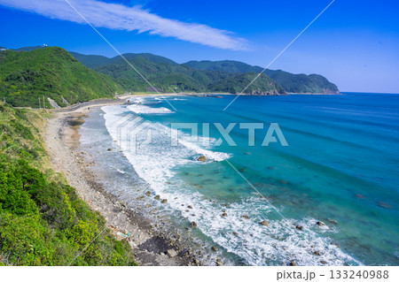 サーファーの聖地恋ヶ浦 宮崎県 サーファーの聖地恋ヶ浦 宮崎県 133240988