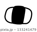 おにぎり　おむすび　俵　白米　海苔　日本食　米　お弁当 133241479