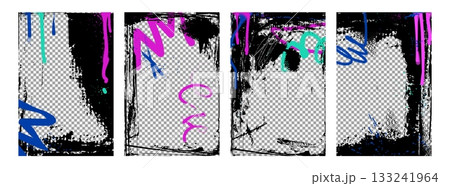 Urban graffiti frame collection Urban graffiti frame collection 133241964