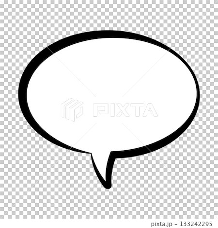 黑色對話框的插圖 133242295