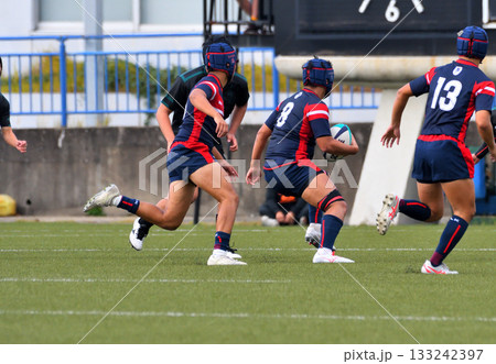 ラグビー、高校ラグビー 133242397