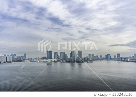 東京レインボーブリッジからの風景 133243116