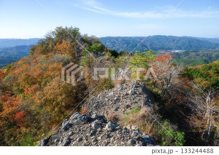 茨城県大子町 袋田の滝周辺の紅葉 茨城県大子町 袋田の滝周辺の紅葉 133244488