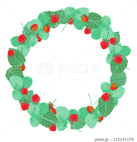 いちごのフレーム 133245179