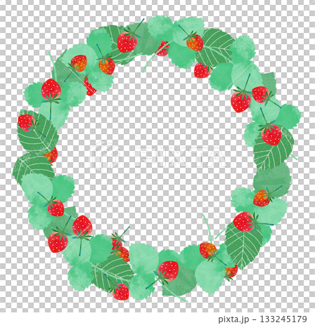 いちごのフレーム 133245179