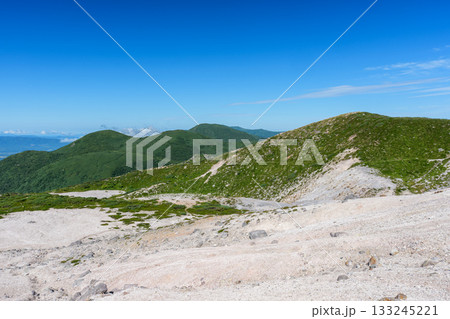 ニセコ・イワオヌプリの登山道からの風景  133245221
