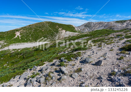 ニセコ・イワオヌプリの登山道からの風景  133245226