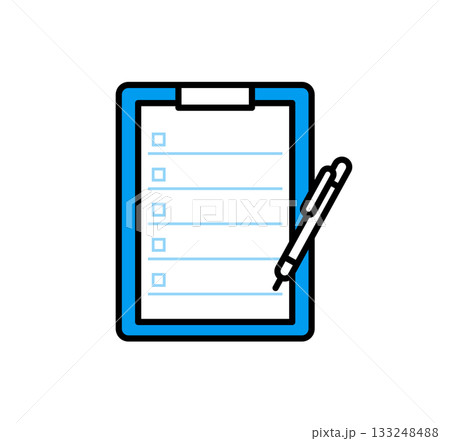 クリップボードのアイコンイラスト / ベクター 133248488