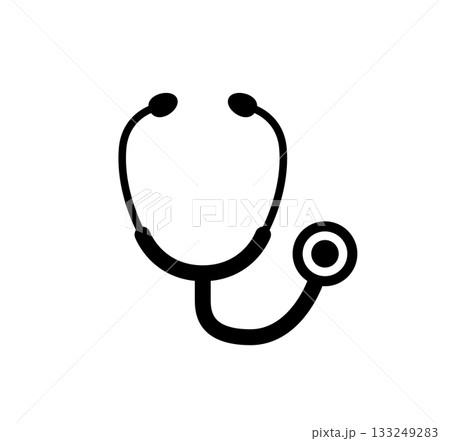 聴診器のアイコンイラスト / ベクター 133249283