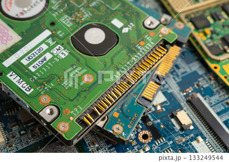 Repairing and upgrade circuit mainboard of notebook, electronic, computer hardware and technology. 133249544